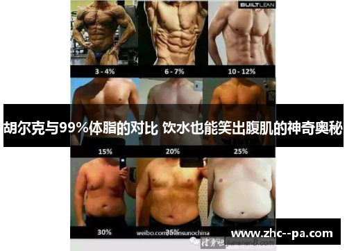 胡尔克与99%体脂的对比 饮水也能笑出腹肌的神奇奥秘